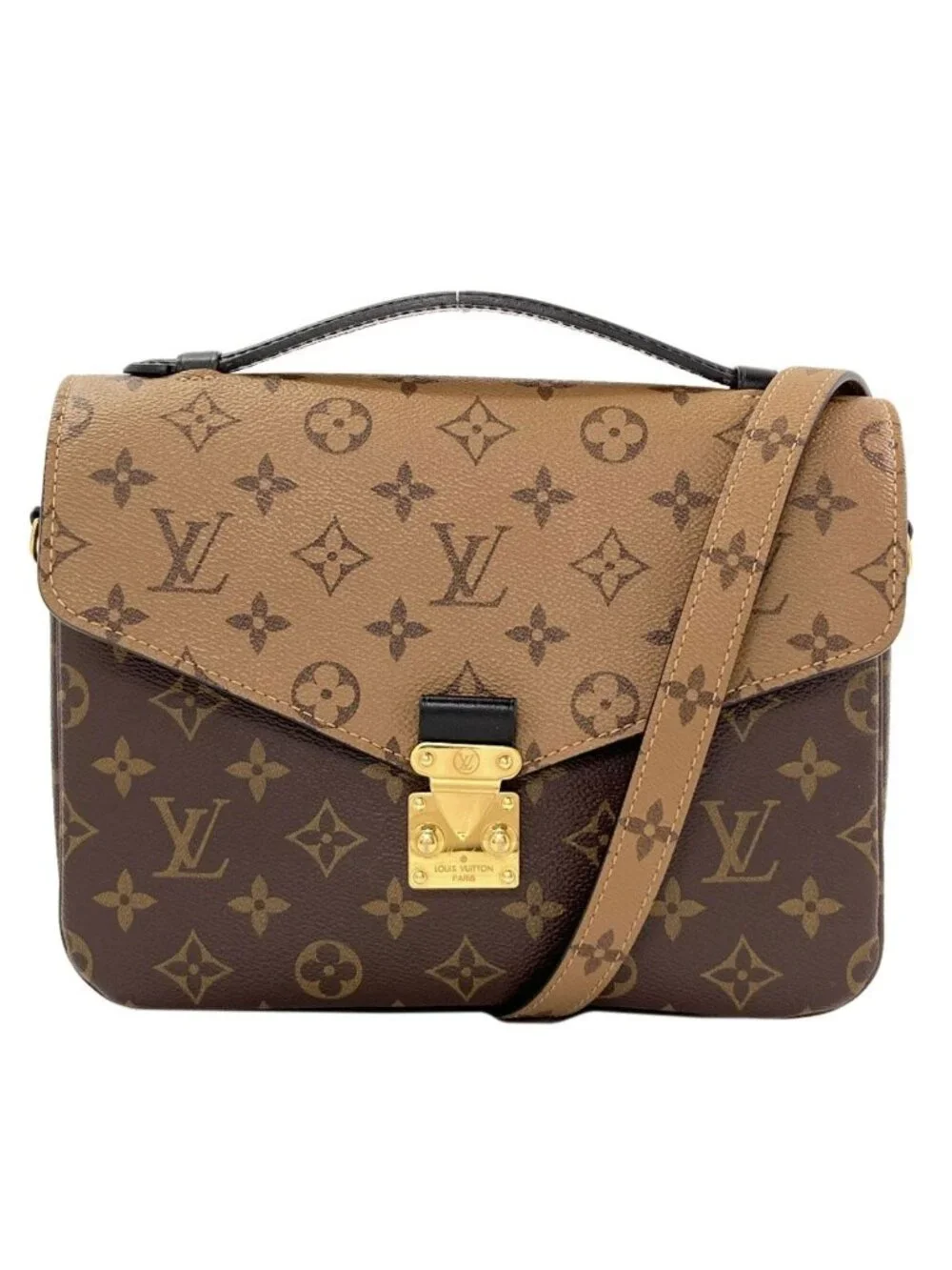 Louis Vuitton Pochette Metis Handbag Monogram Reverse